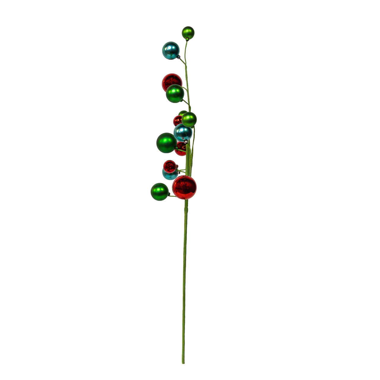 Metallic Red, Green & Blue Ball Spray
