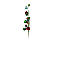 Metallic Red, Green & Blue Ball Spray