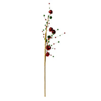 Red & Green Jingle Bell Spray