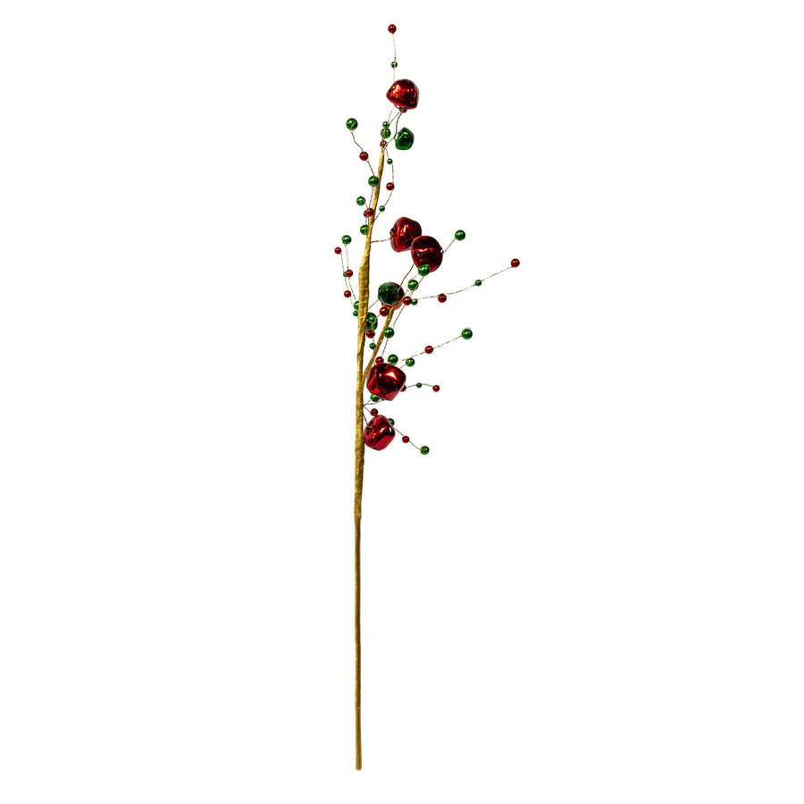 Red & Green Jingle Bell Spray