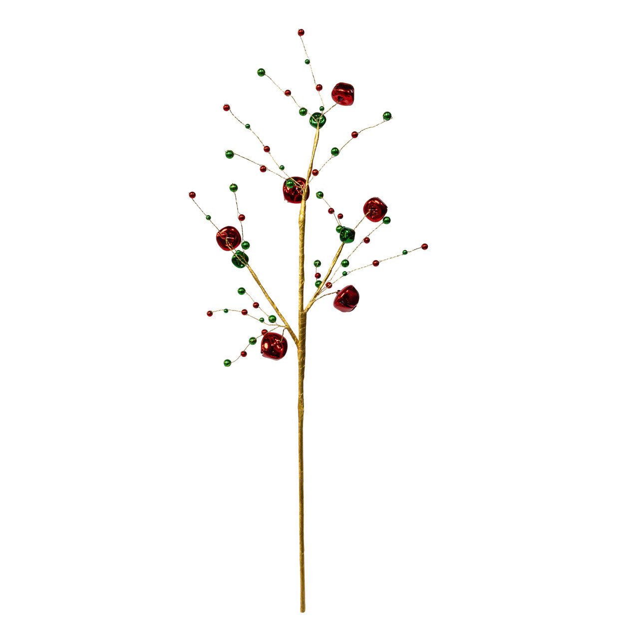 Red & Green Jingle Bell Spray
