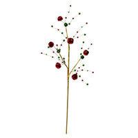 Red & Green Jingle Bell Spray