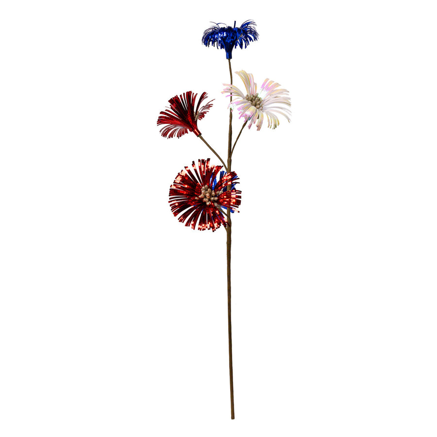 Red, White & Blue Morning Glory Spray
