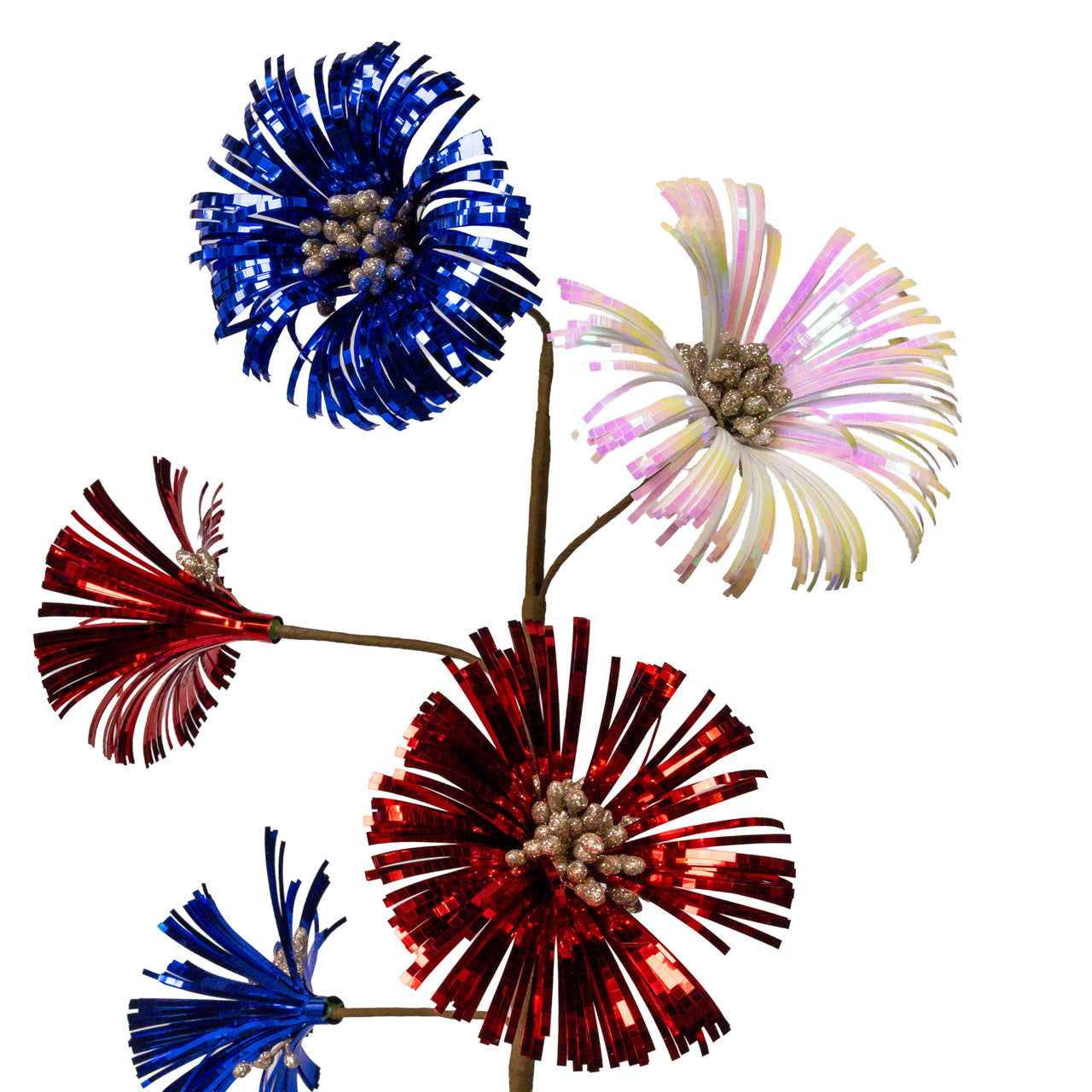 Red, White & Blue Morning Glory Spray