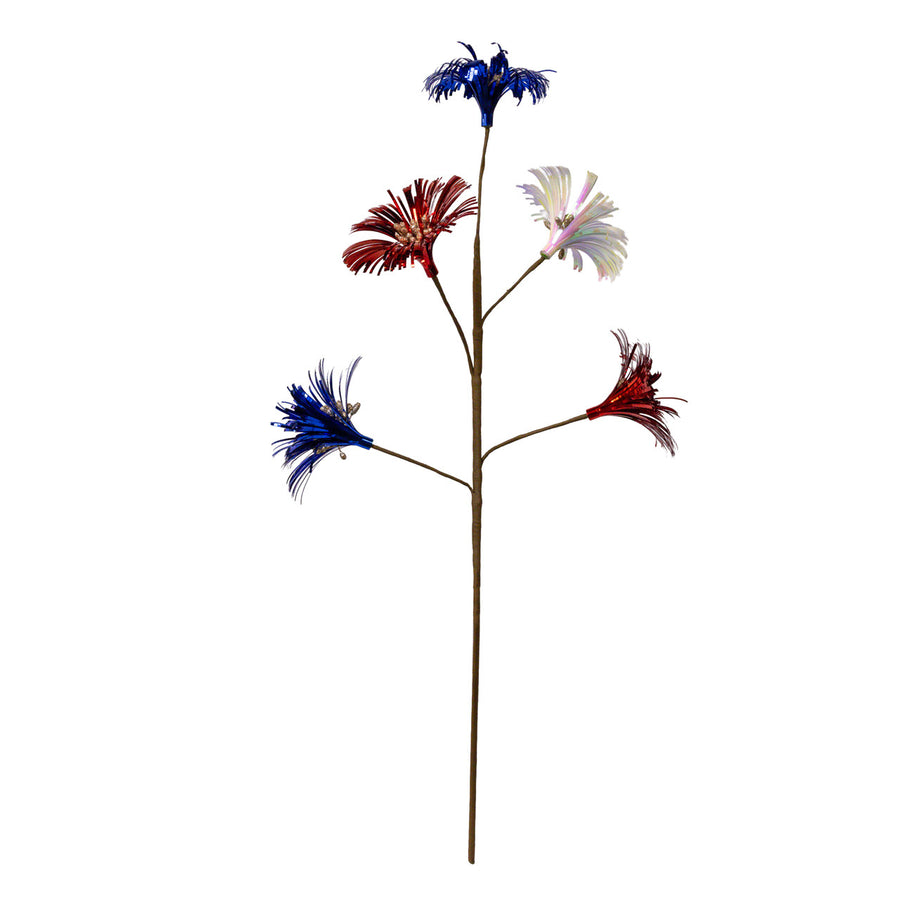 Red, White & Blue Morning Glory Spray