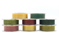 1 Inch Sheer Gold Lines – CM16 – MOSS GREEN
