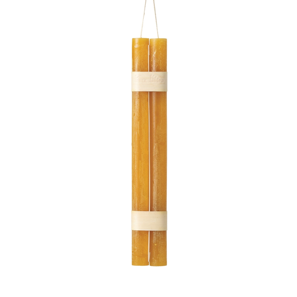 12" Brown Sugar Hanging Timber Taper Candle
