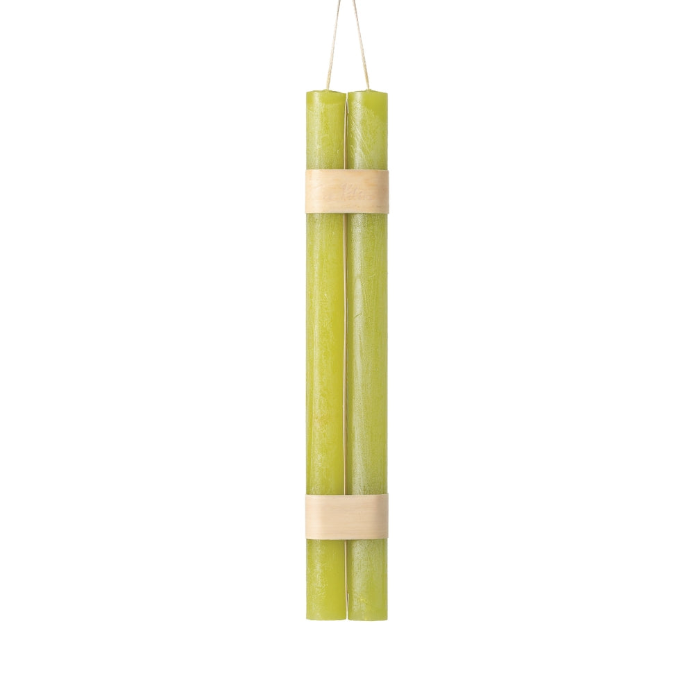 12" Green Grape Hanging Timber Taper Candle