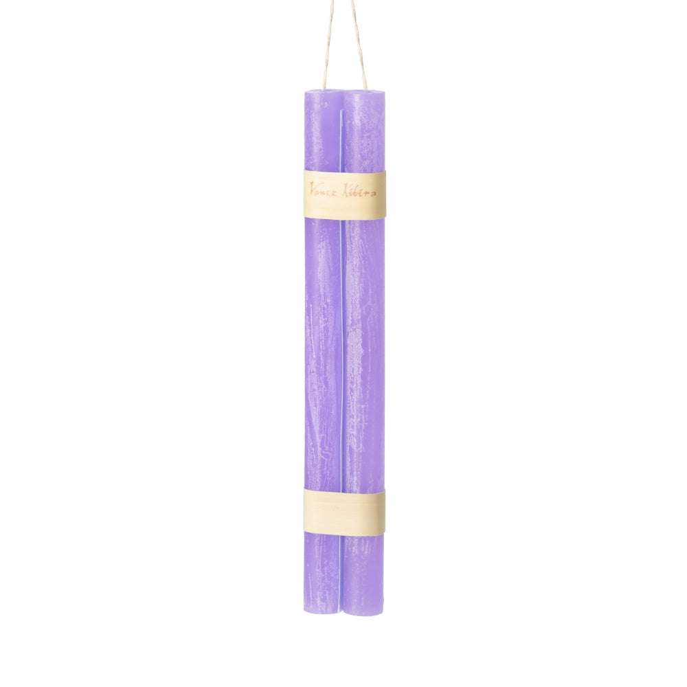 12" Wisteria Hanging Timber Taper Candle