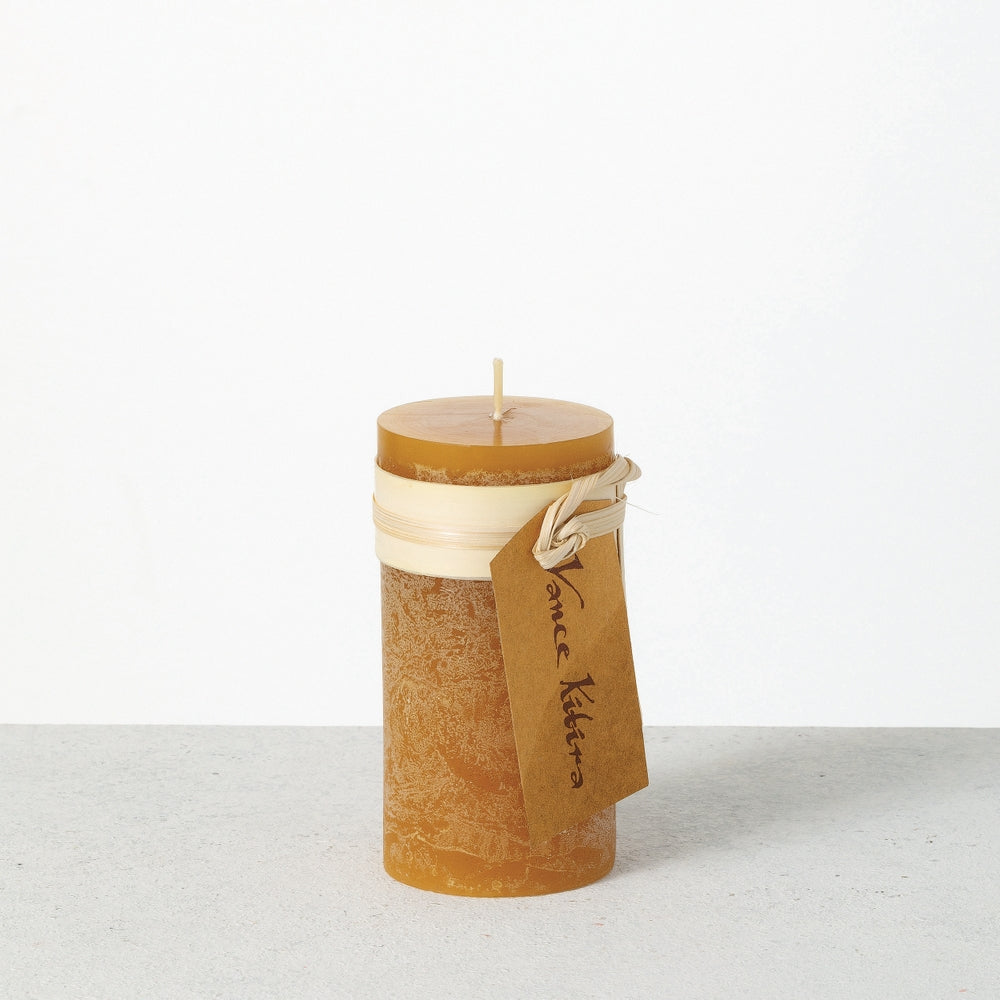 2" x 4" Brown Sugar Timber Pillar Candle