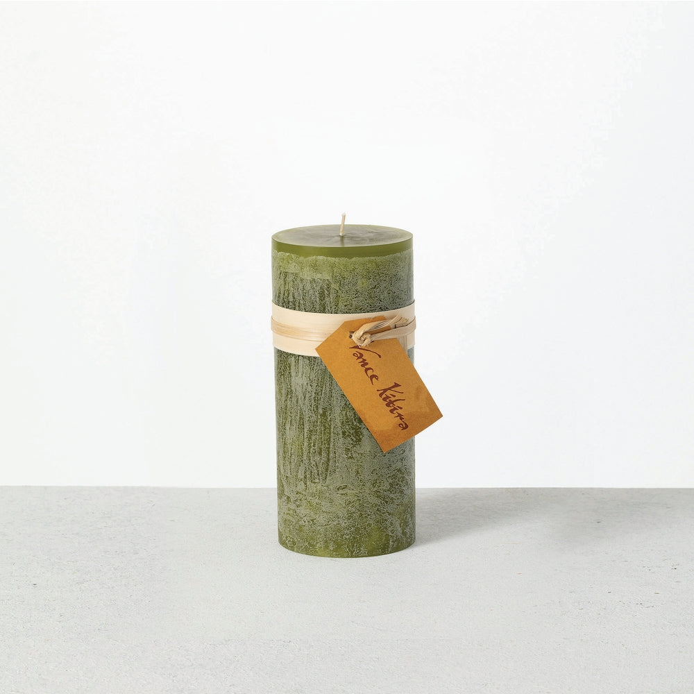 2" x 4" Moss Timber Pillar Candle