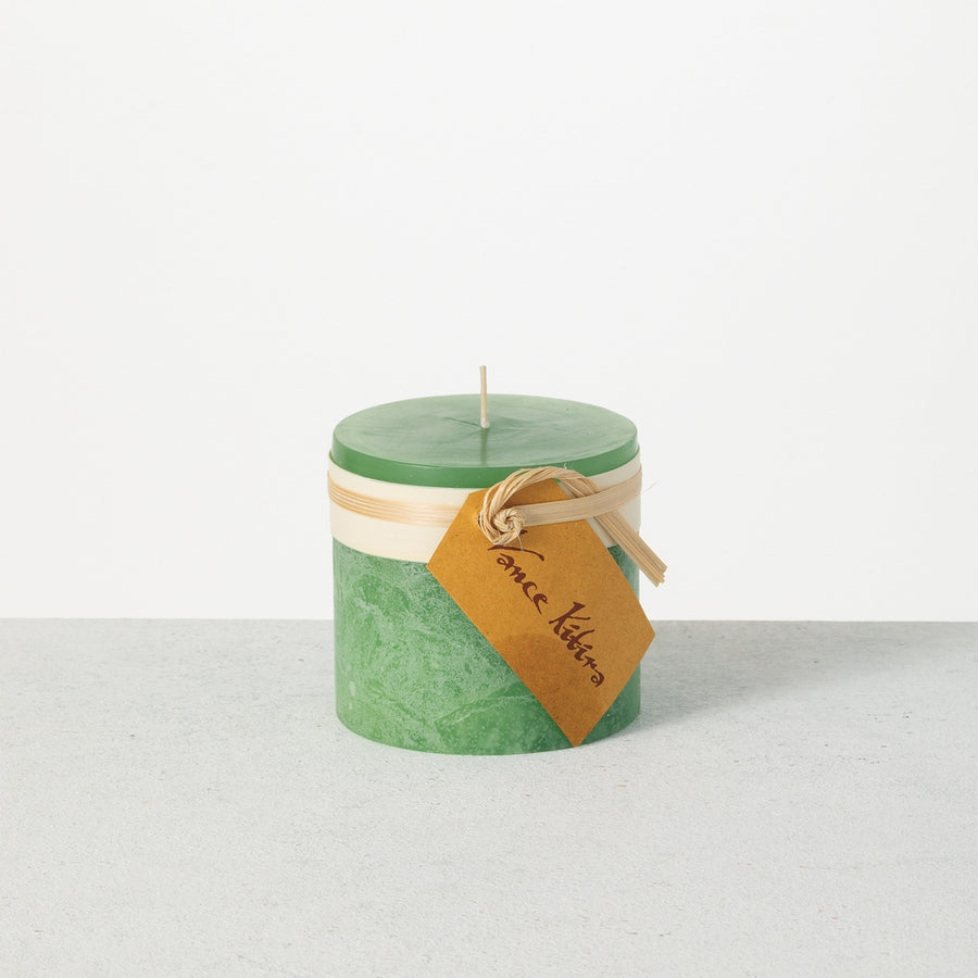 3.25" x 3" Aloe Timber Pillar Candle