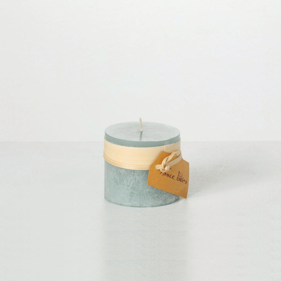 3.25" x 3" Sage Timber Pillar Candle