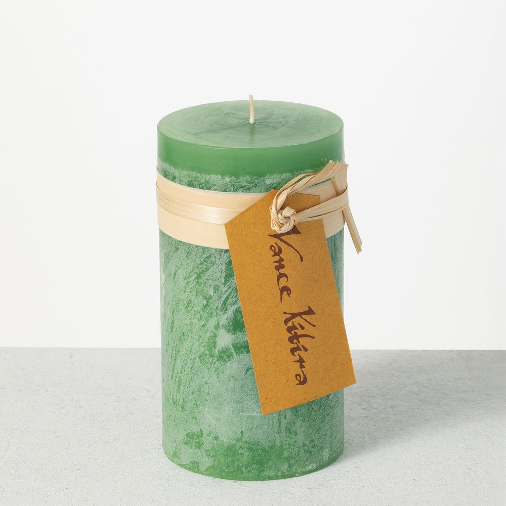 3.25" x 6" Aloe Timber Pillar Candle