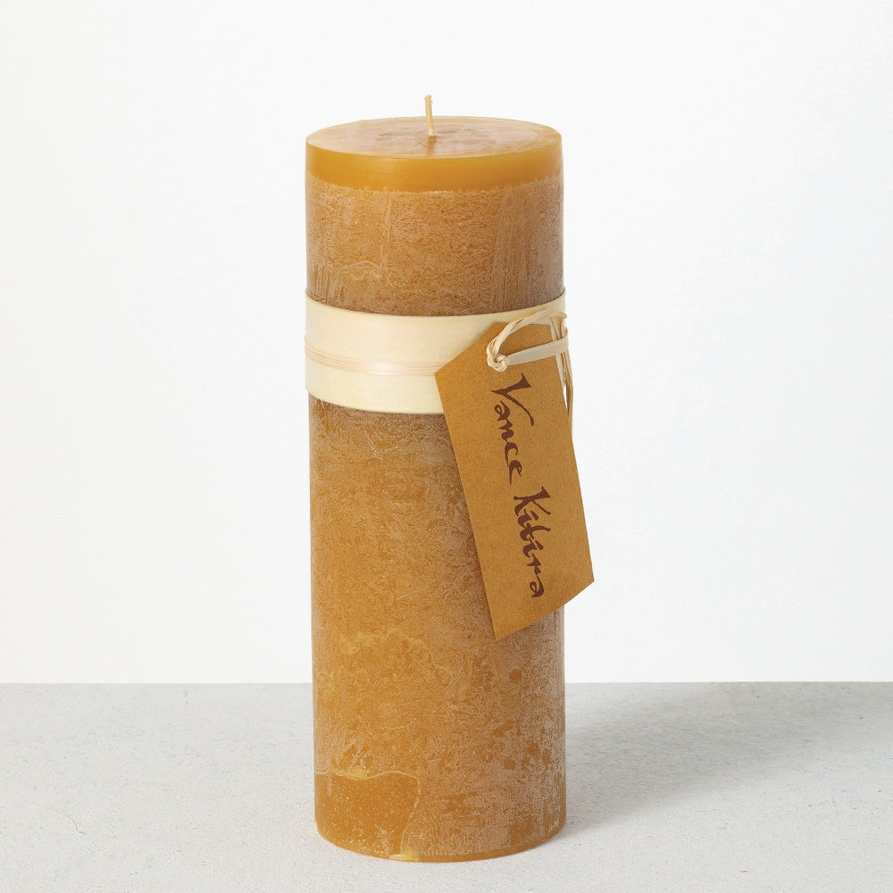3.25" x 9" Brown Sugar Timber Pillar Candle