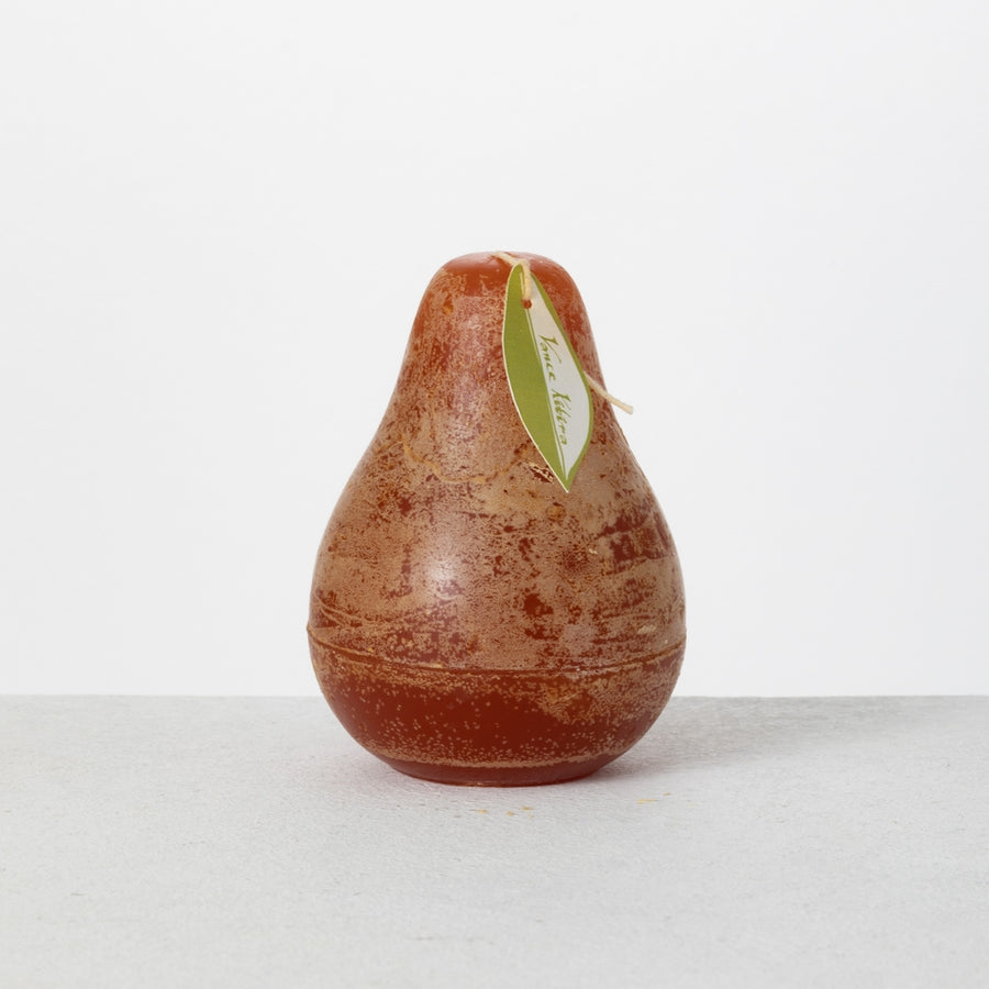3" x 4" Caramel Timber Pear Candle