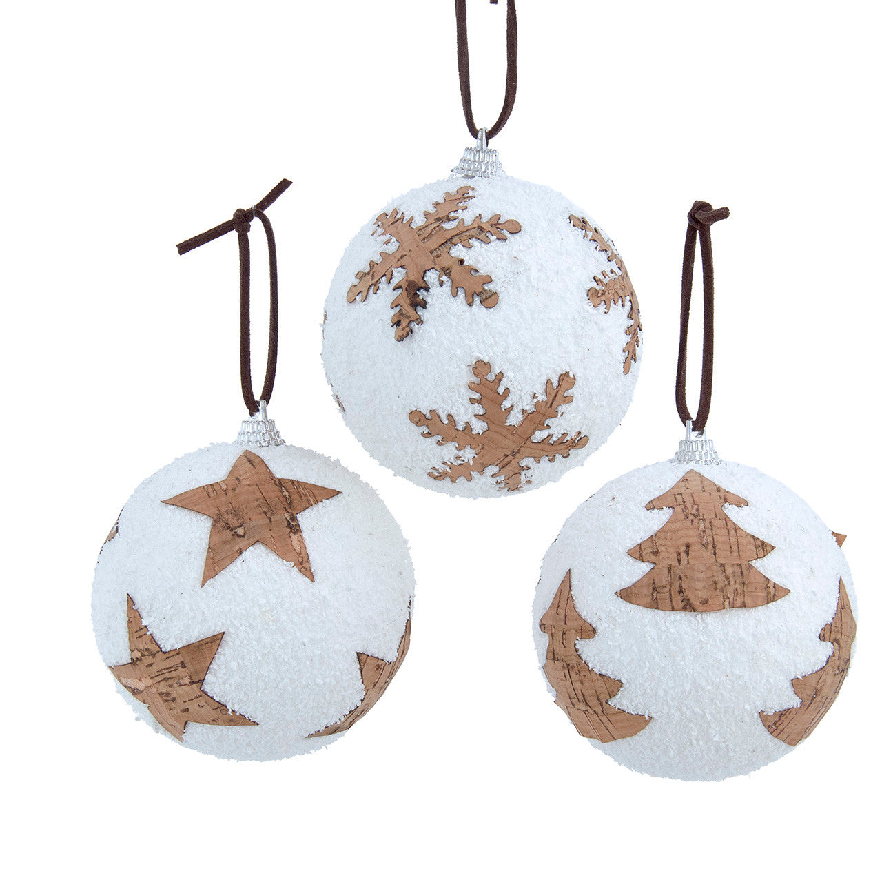 White Ball With Design Ornaments