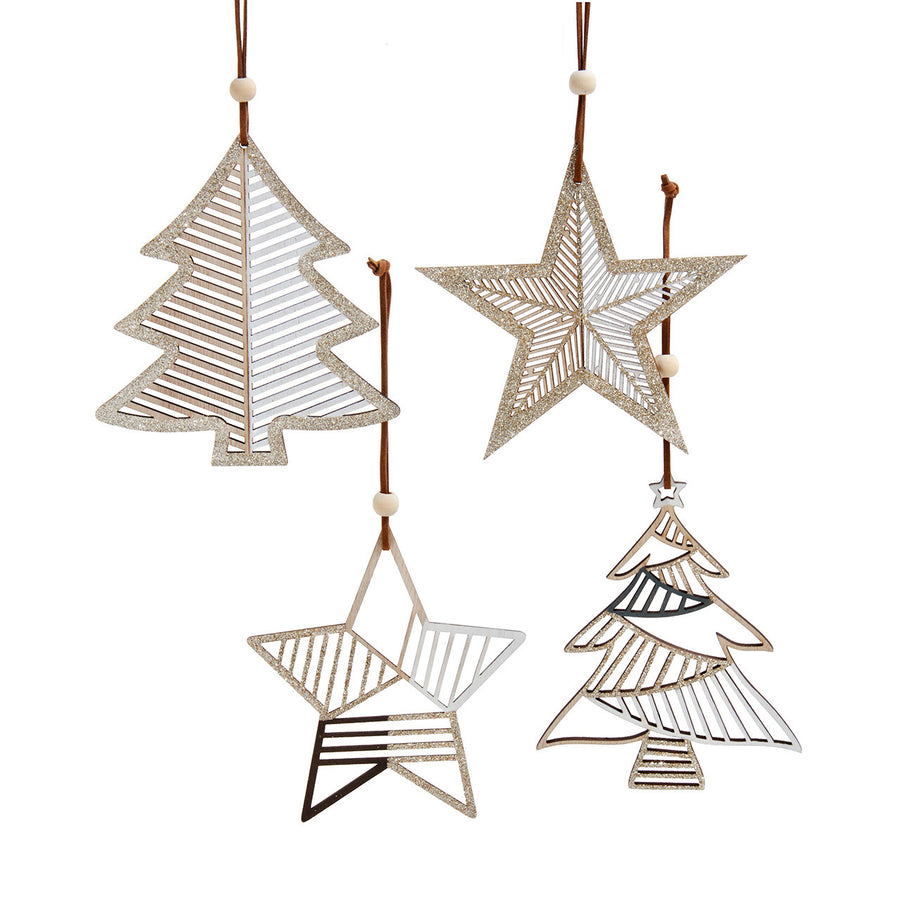 Modern Shapes Tree & Star Set