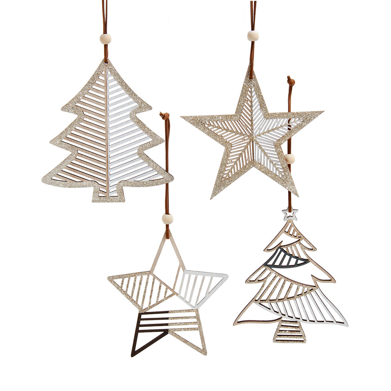 Modern Shapes Tree & Star Set
