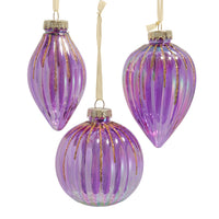 Purple & Gold Ornaments