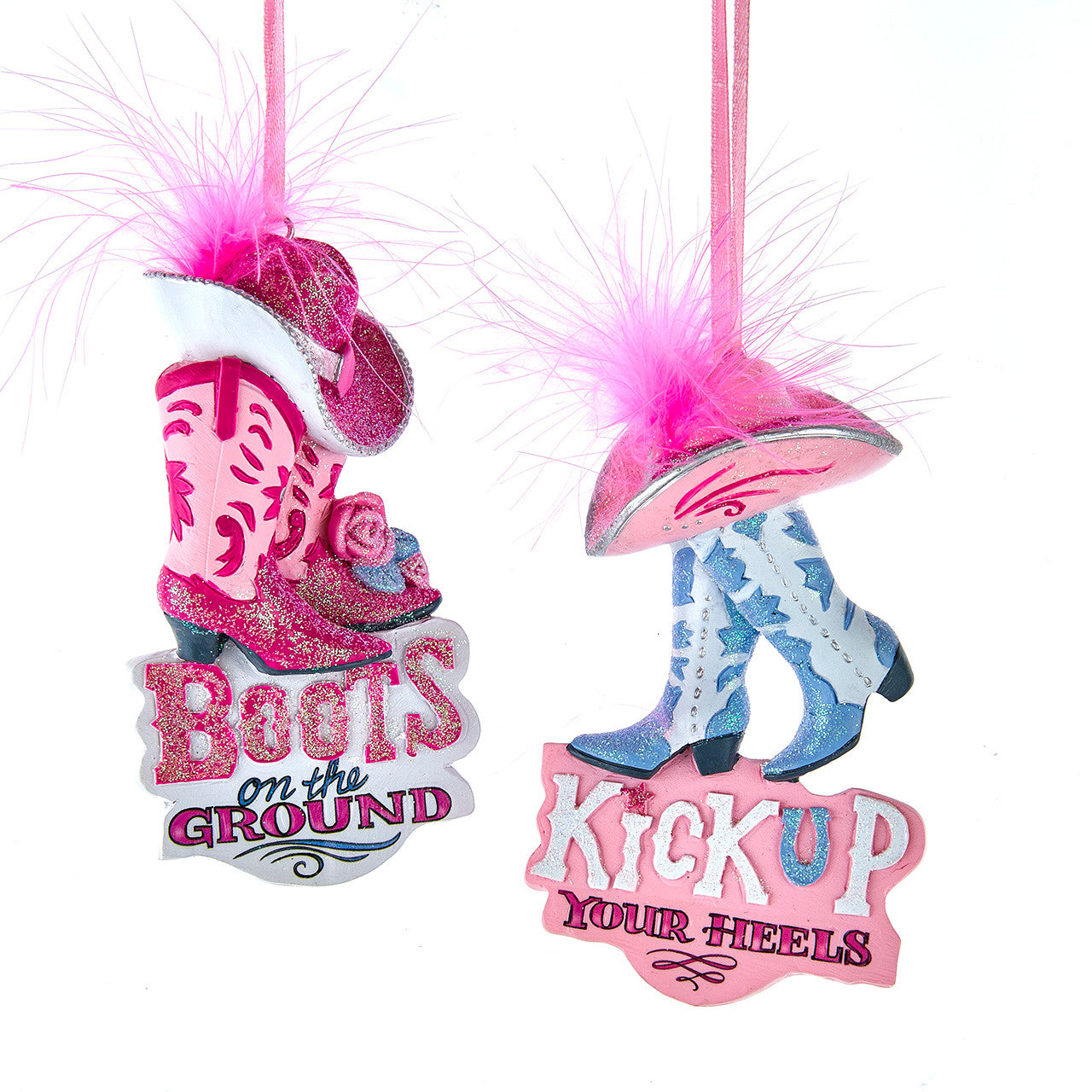 Western Hat & Boots Ornaments