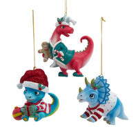 Dinosaur Pajama Ornaments