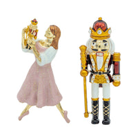 Nutcracker Suite Pins With Display Rack, 2 Assorted Styles