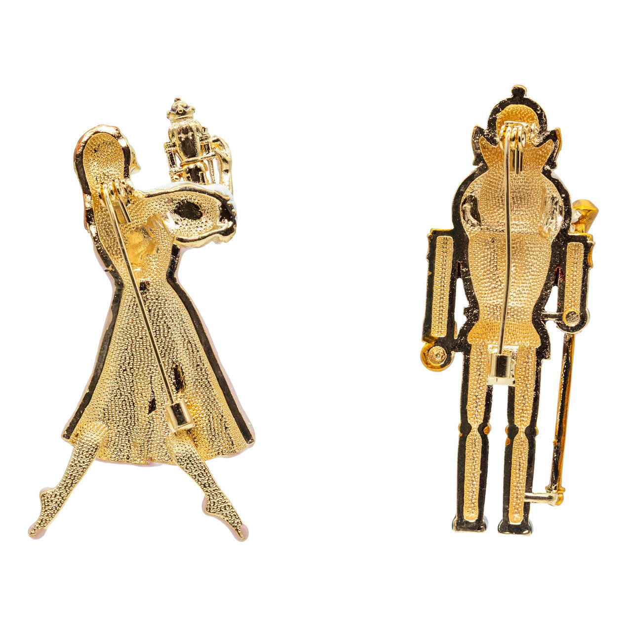 Nutcracker Suite Pins With Display Rack, 2 Assorted Styles