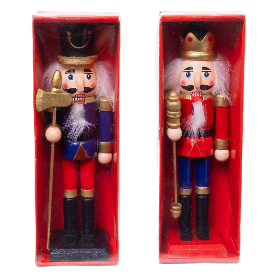 7.08" Red & Blue Nutcrackers