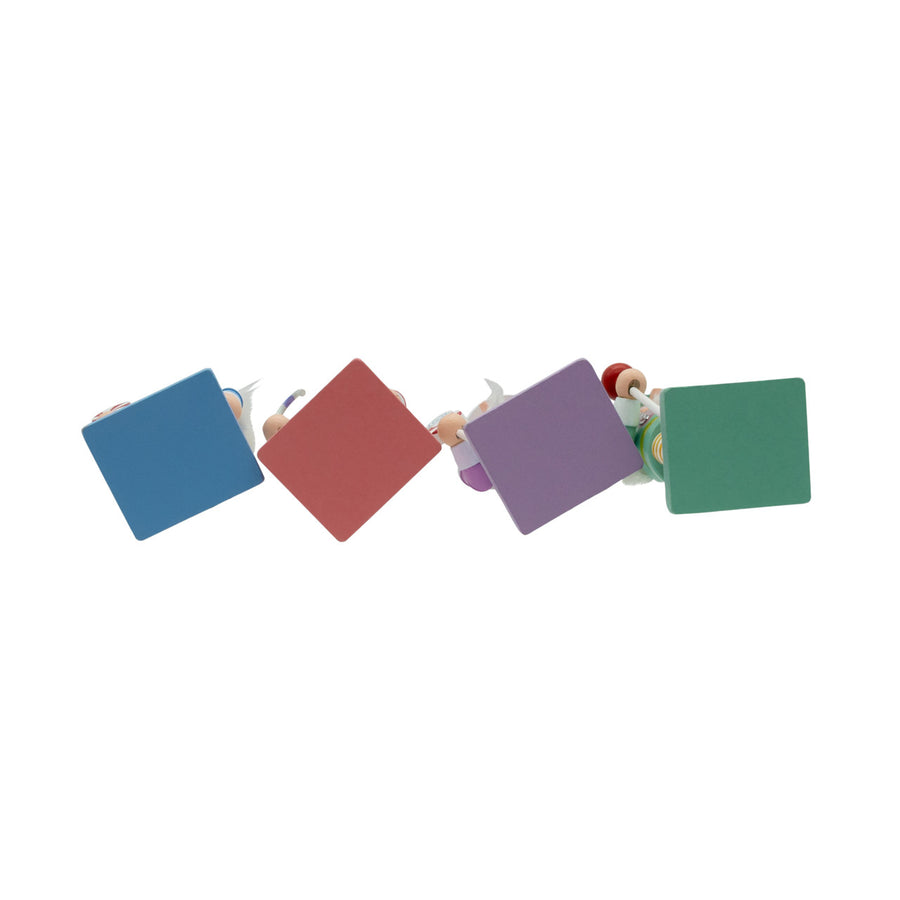 7.09" Blue, Pink, Purple & Green Nutcracker Ornaments