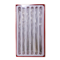 Glass Clear Twist Icicle Ornaments
