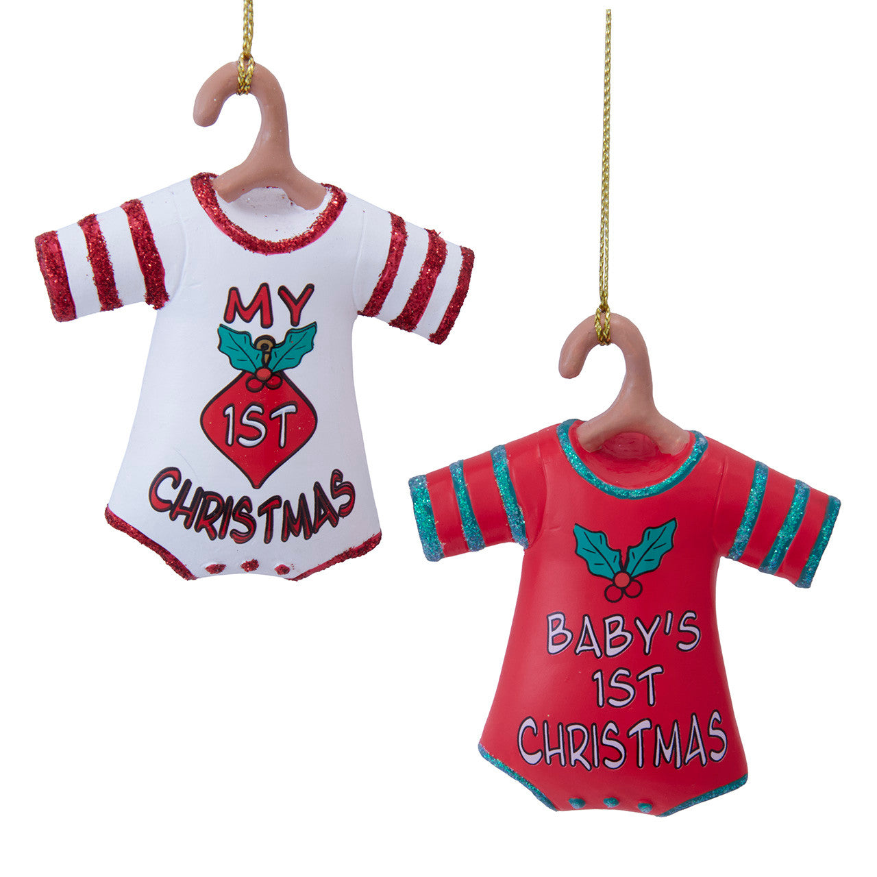 First Christmas Onesies With Sayings Ornaments