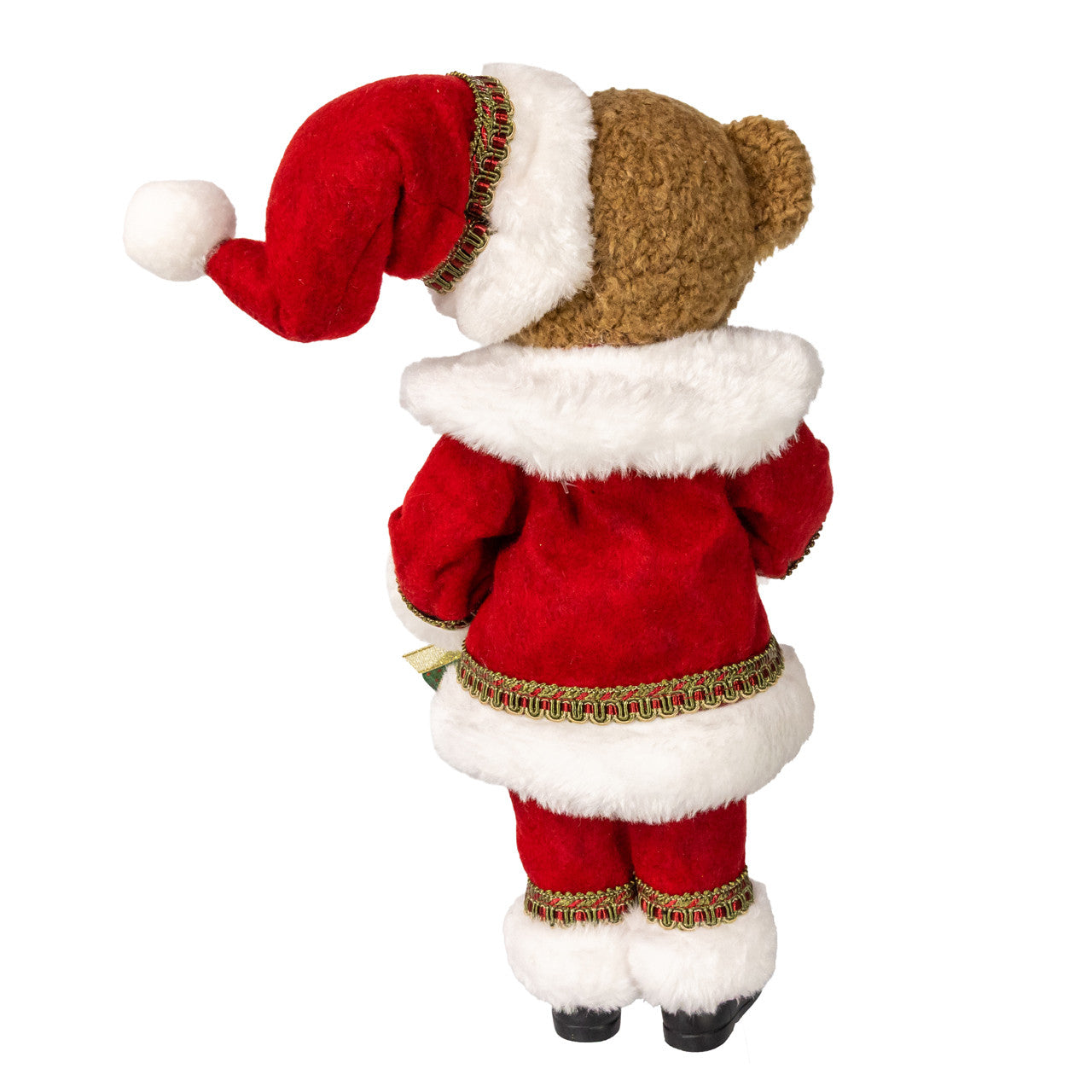 12.2" Christmas Standing bear With Gift Box