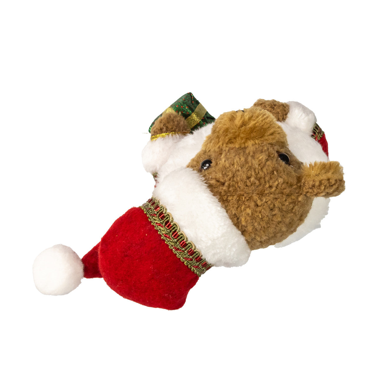 12.2" Christmas Standing bear With Gift Box