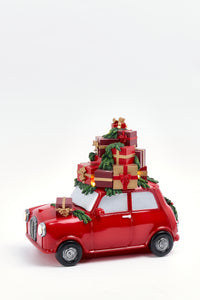 Vintage Car With Xmas Gifts & Led Light