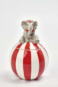 Circus Elephant On Ball Candy Box