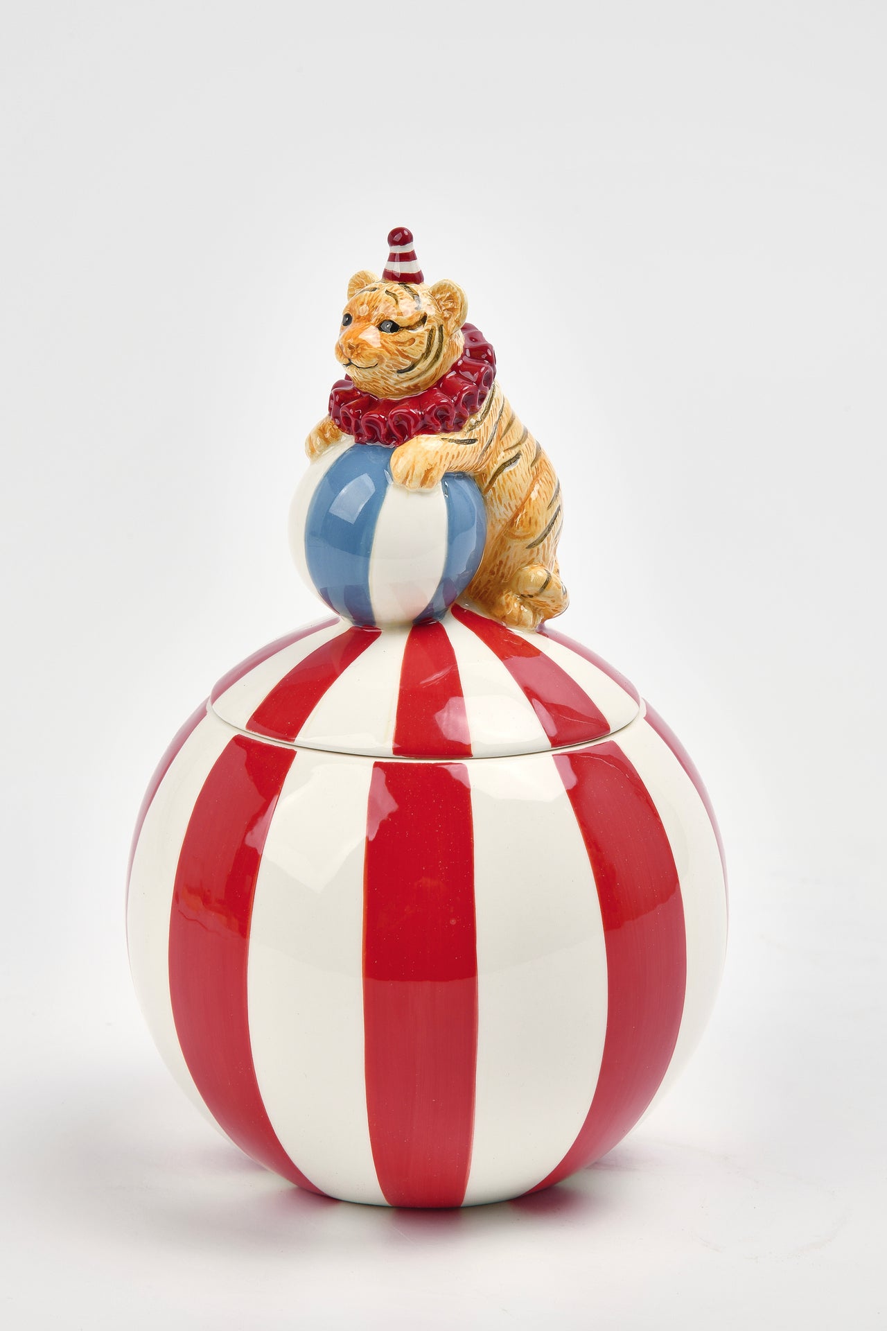 Circus Tiger On Ball Candy Box