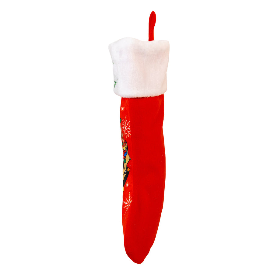 Disney© Vintage "Happy Holidays" Mickey Reindeer Stocking