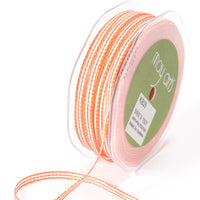 3/16 Inch Checkered Gingham Ribbon with Woven Edge – KB-9-28 – ORANGE