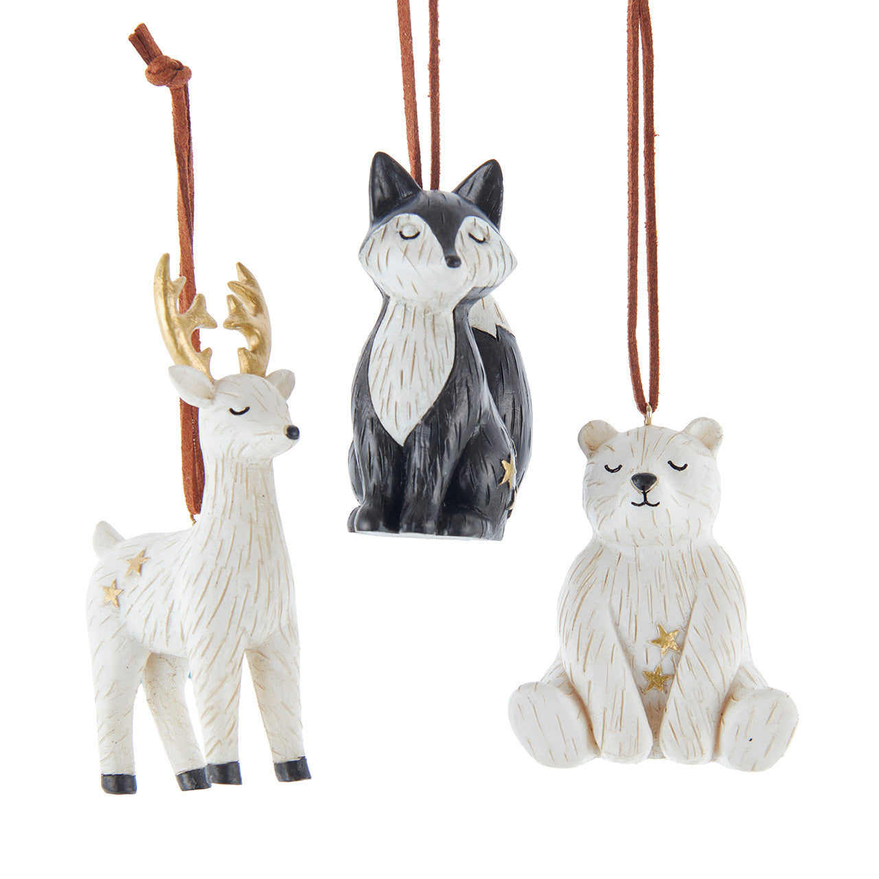 Scandinavian Minimalist Animal Ornaments