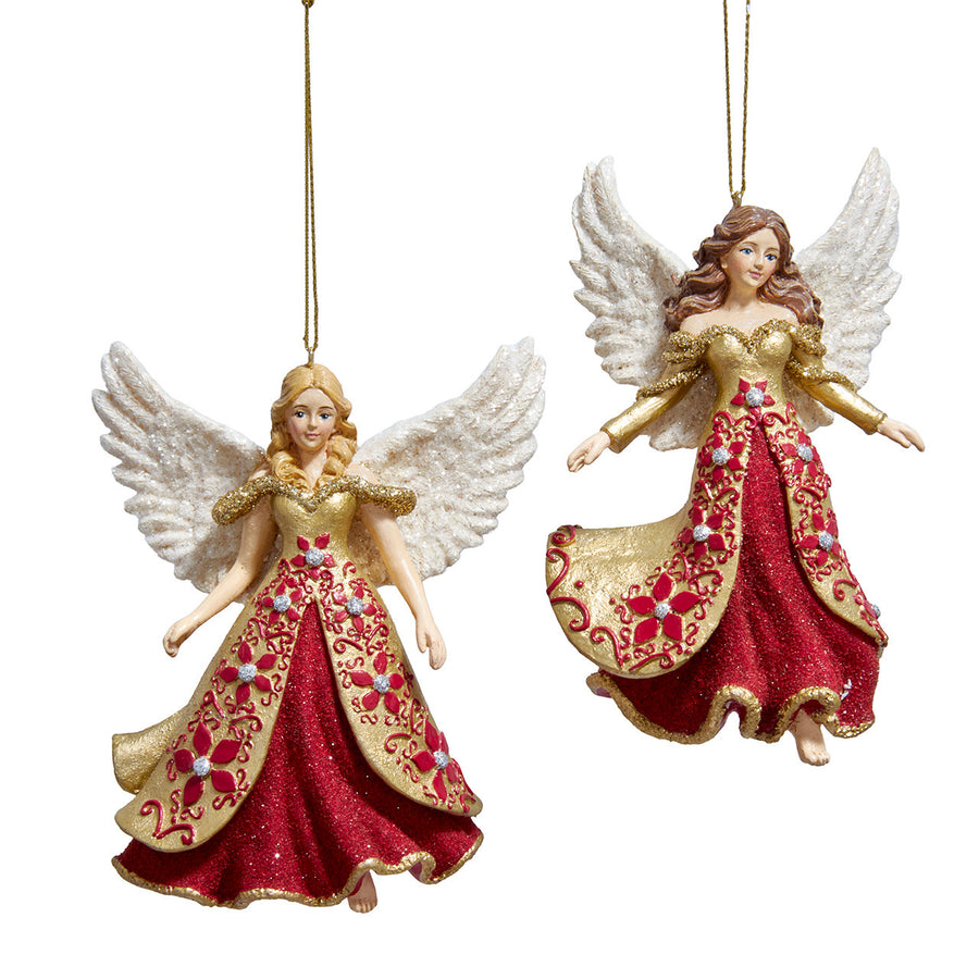 Holiday Diamonds Angel Ornaments