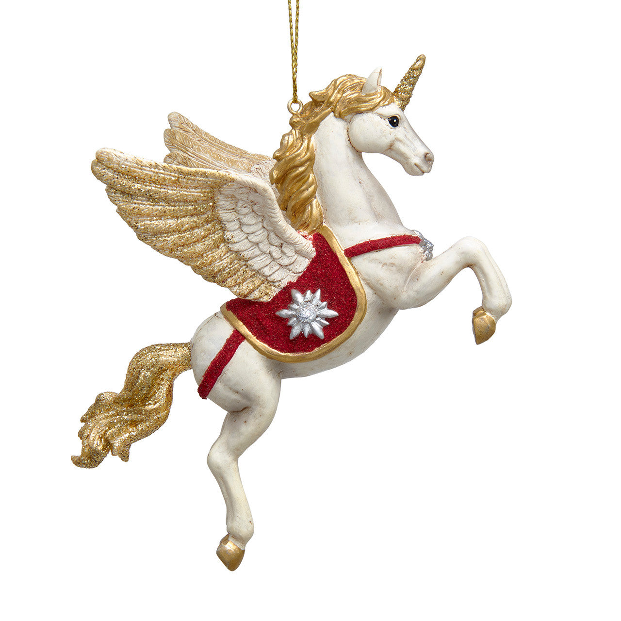 Gold Pegasus Ornament