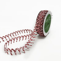 3/4 Inch Original Satin Cut Out Banner Ribbon with Cut Sealed Edge – EX75 CANDY CANES