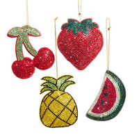 Bedazzled Collection™ Fruit Ornaments
