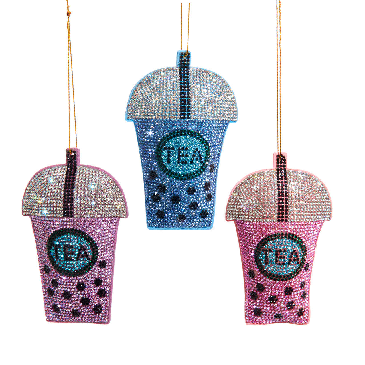 Bedazzled Collection™ Bubble Tea Ornaments