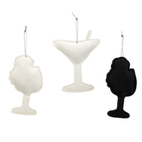 Bedazzled Collection™ Wine & Martini Ornaments