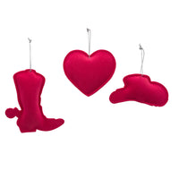 Bedazzled Collection™ Pink Western Ornaments