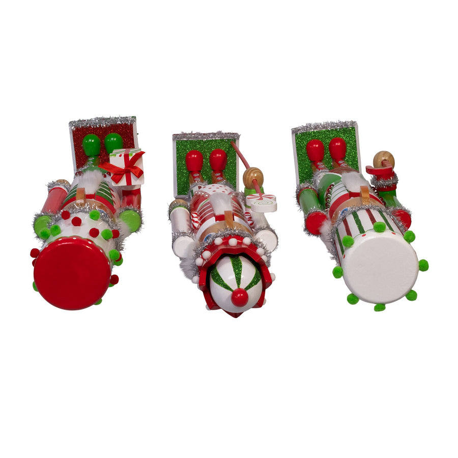 24" Red, Green & White Nutcrackers