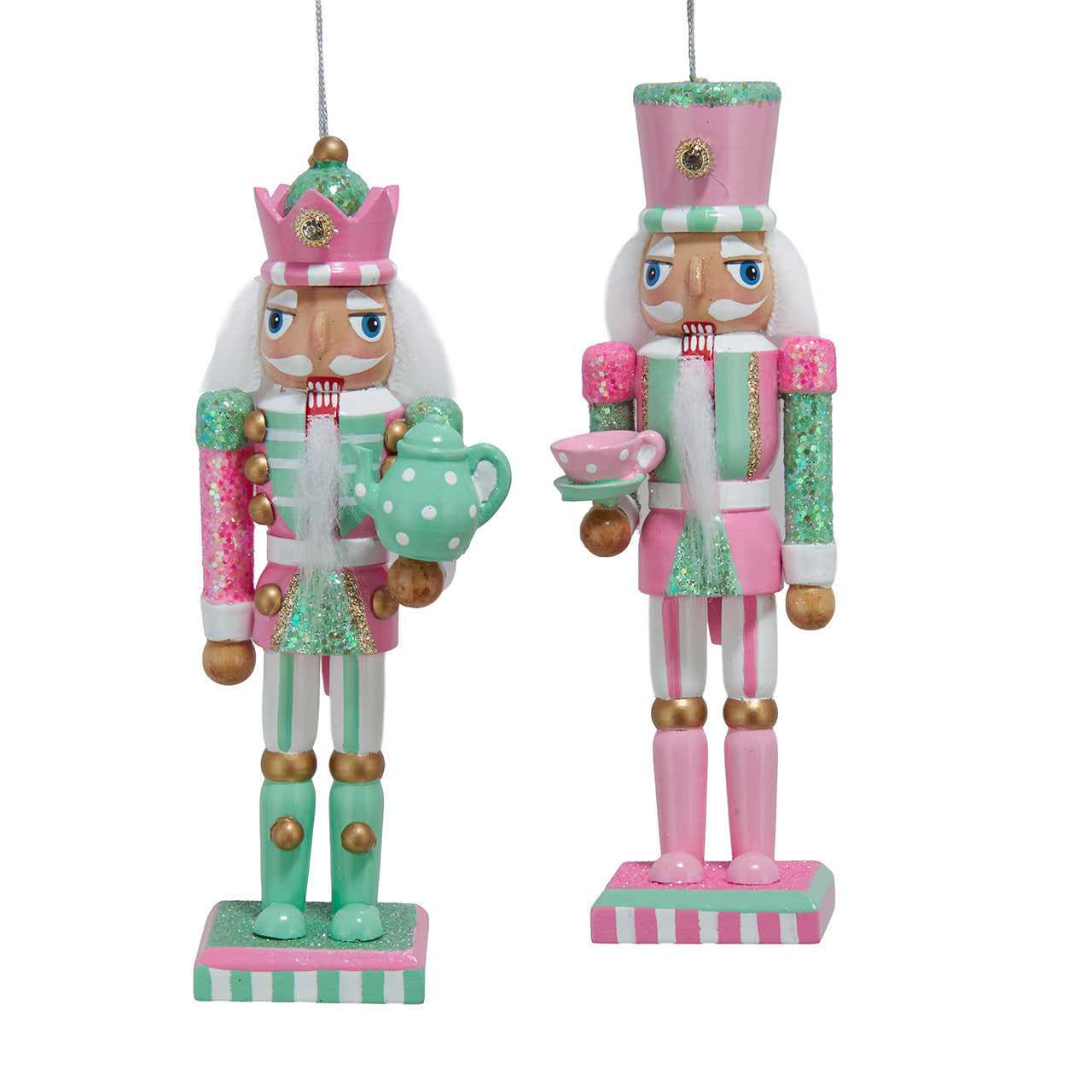 6" High Tea Nutcracker Ornaments