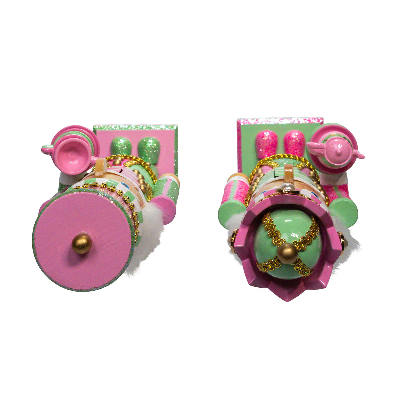 15" Pink & Green Nutcrackers